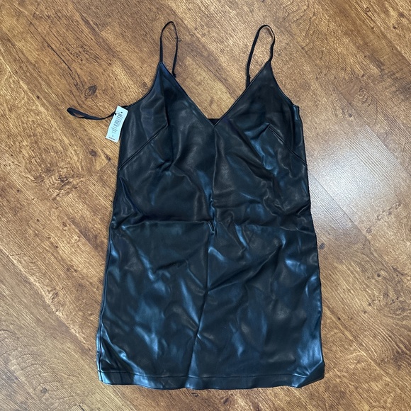 Leather mini dress - Picture 1 of 1